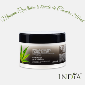 INDIA - Masque Capillaire à l'huile de Chanvre - 200ml DDM 03.2023