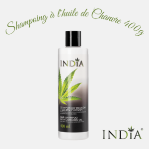 INDIA - Shampoing à l'Huile de Chanvre - 400ml DDM: 02.24