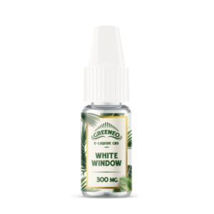 GREENEO e-liquide WHITE WINDOW CBD 300mg - 500mg – 1000mg 10ml