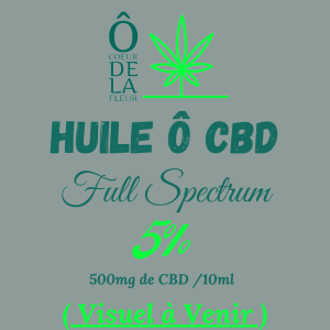 Huile Ô CBD 5% (500mg) - Full Spectrum - 10ml