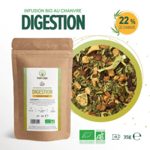 POP CBD infusion BIEN-ETRE DIGESTION bio 35g DDM: 10.24 "DESTOCKAGE"