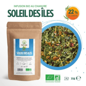 POP CBD infusion SOLEIL DES ILES bio 35g 09.25