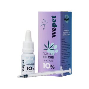 WEPET - huile CBD 10% animaux - 10ml