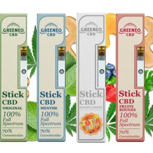 GREENEO Vap Pen 70% cannabinoïdes - Full Spectrum - rechargeable