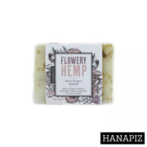 HANAPIZ - Savon surgras au chanvre – FLOWERY HEMP 100g