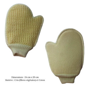 GANT en CRIN et COTON double face