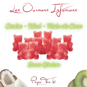 Oursons Infusions Cerise - Kiwi - Noix de Coco