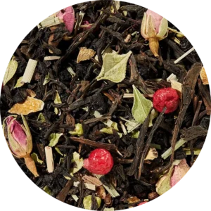 Thé Noir Sencha Fruits & Roses Amande-Vanille