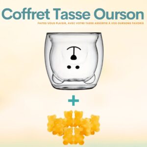 Coffret Tasse Ourson 250ml + 10 oursons infusions