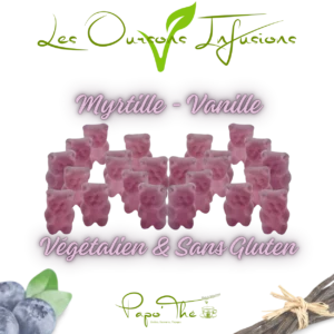 VEGETALIEN: Oursons Infusions Myrtille - Vanille