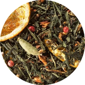 Thé Vert Sencha Biscuits d'Orange