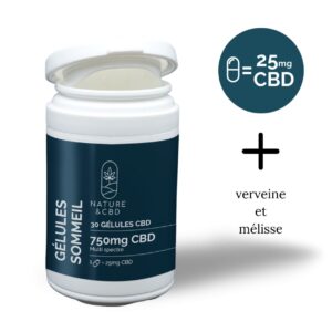 Gélules CBD Sommeil - 25mg