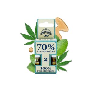 GREENEO Recharge 2 Cartouches Vap Pen 70% cannabinoïdes - MENTHE