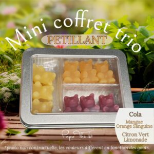 Mini TRIO PETILLANT: oursons infusions