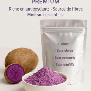 🌿 Poudre d’Ube Premium – 100% Naturelle