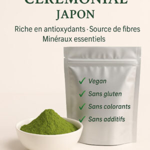 🍵 Thé Matcha Cérémonial – Japon