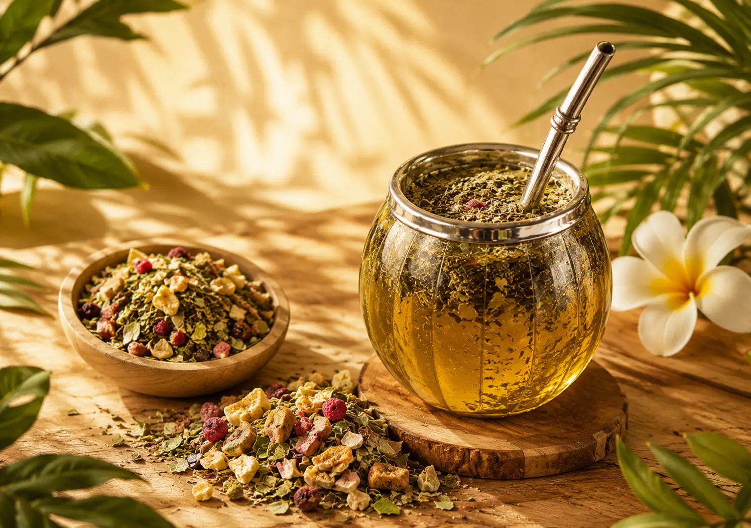 Maté Papo’Thé en vrac avec calebasse transparente et bombilla